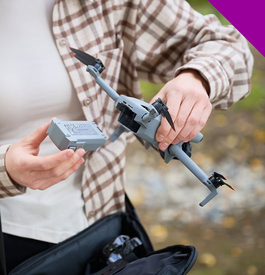 Custom drone battery