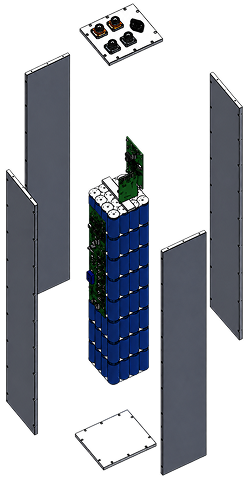 Case study for a custom LiFePO4 battery pack created by EPS